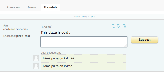 Translation with Pootle